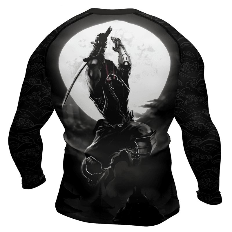 Shadow Warriors Mens Long Sleeve Compression Shirt