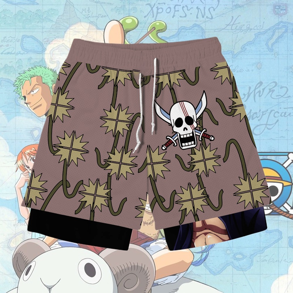 Shanks Anime Shorts Compression Gym Shorts