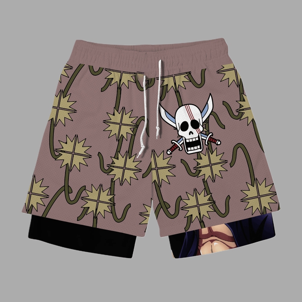 Shanks Anime Shorts Compression Gym Shorts