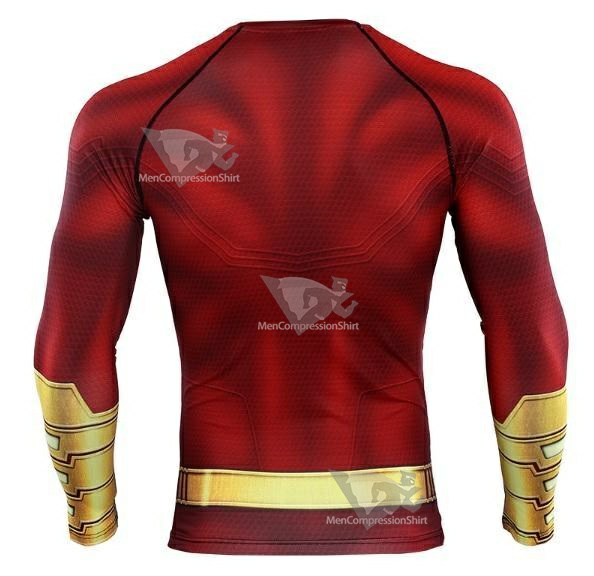 Shazam Long Sleeve Compression Rash Guard