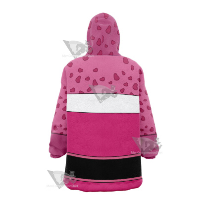 Shezow Pink Cosplay Snug Oversized Blanket Hoodie