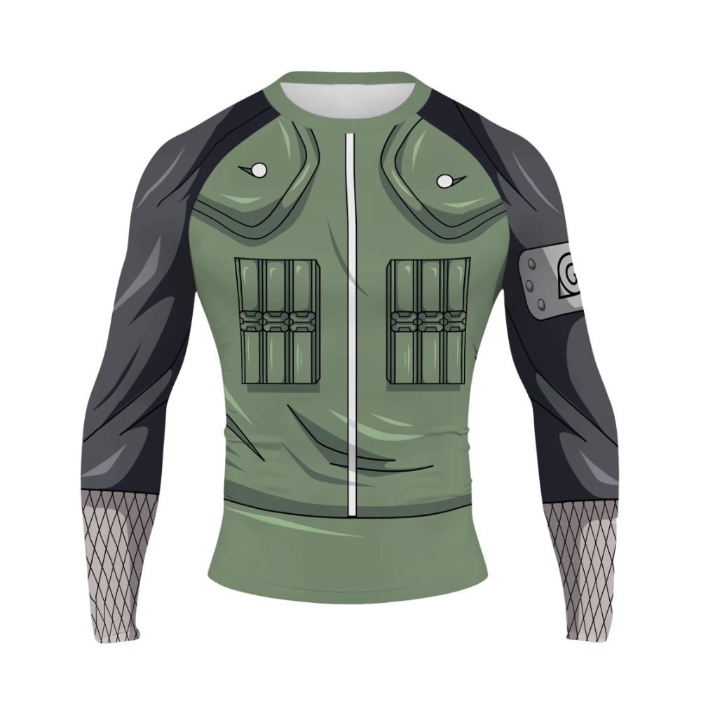 Shikamaru Nara Men Long Sleeve Compression Shirt