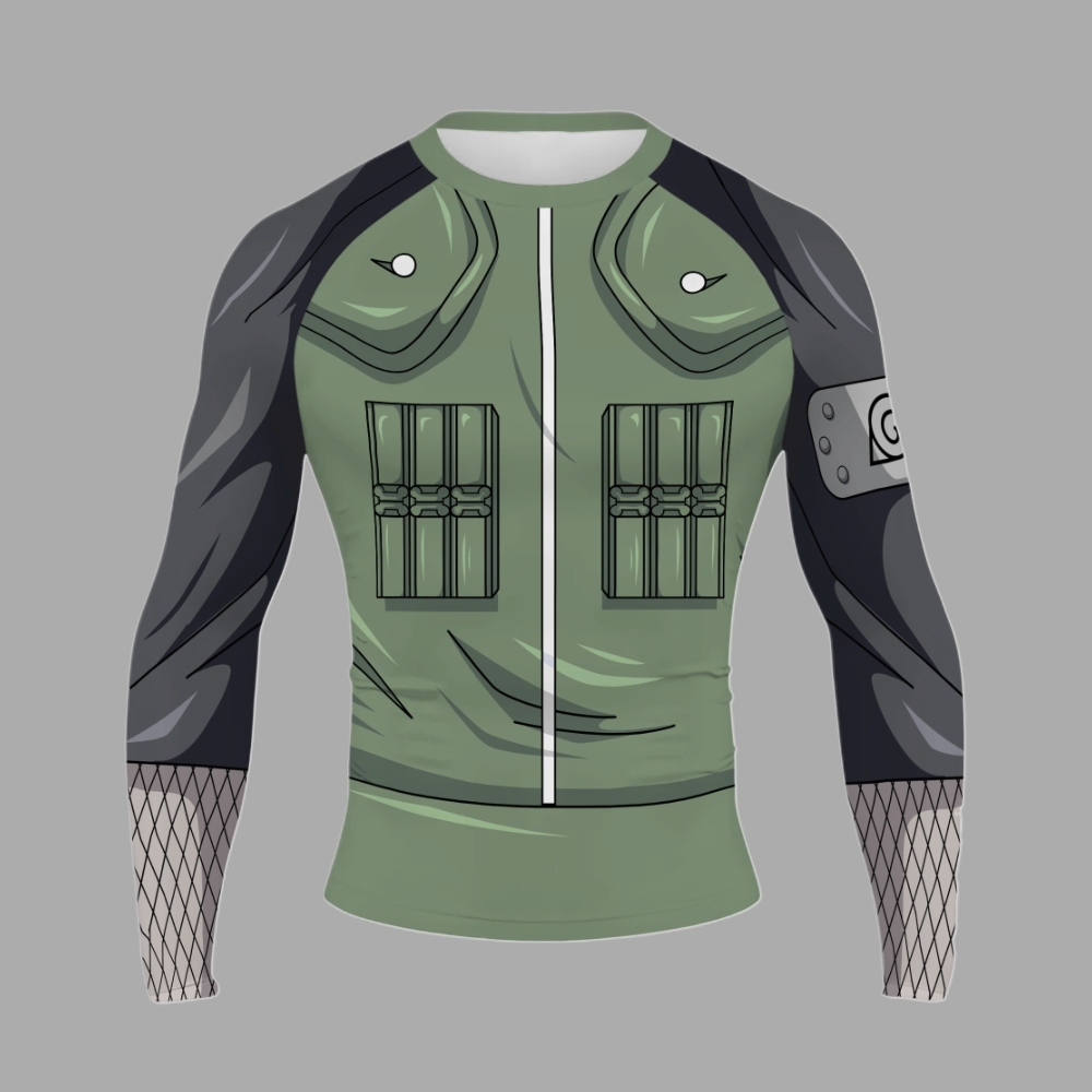 Shikamaru Nara Men Long Sleeve Compression Shirt