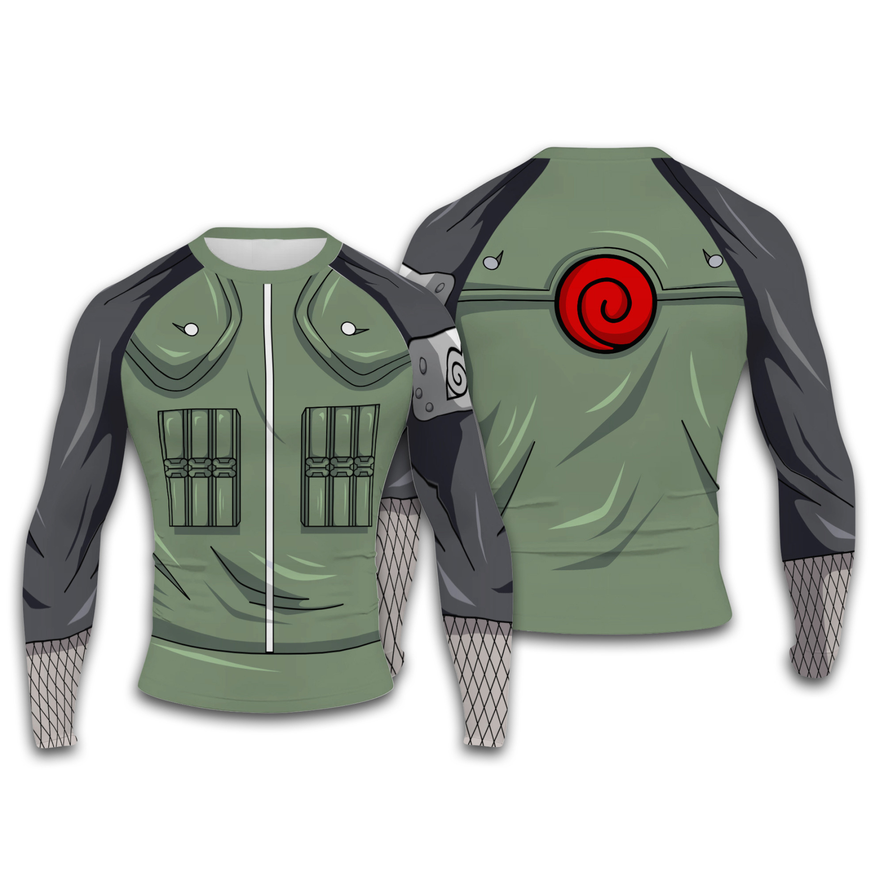 Shikamaru Nara Men Long Sleeve Compression Shirt