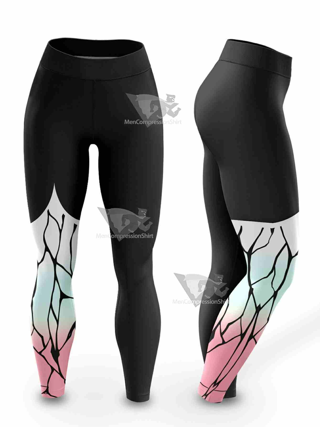 Shinobu Boot Style Women Compression Leggings