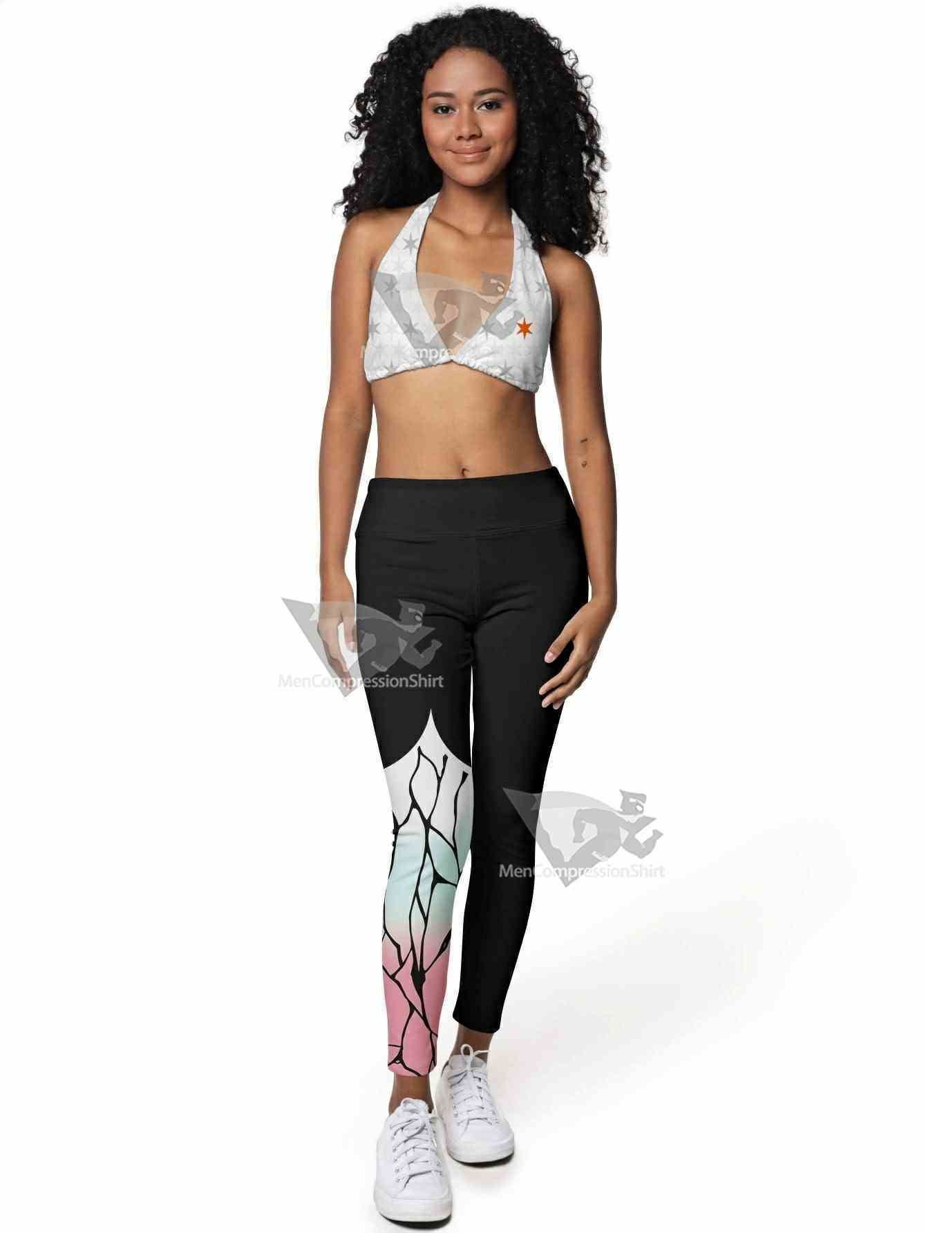 Shinobu Boot Style Women Compression Leggings