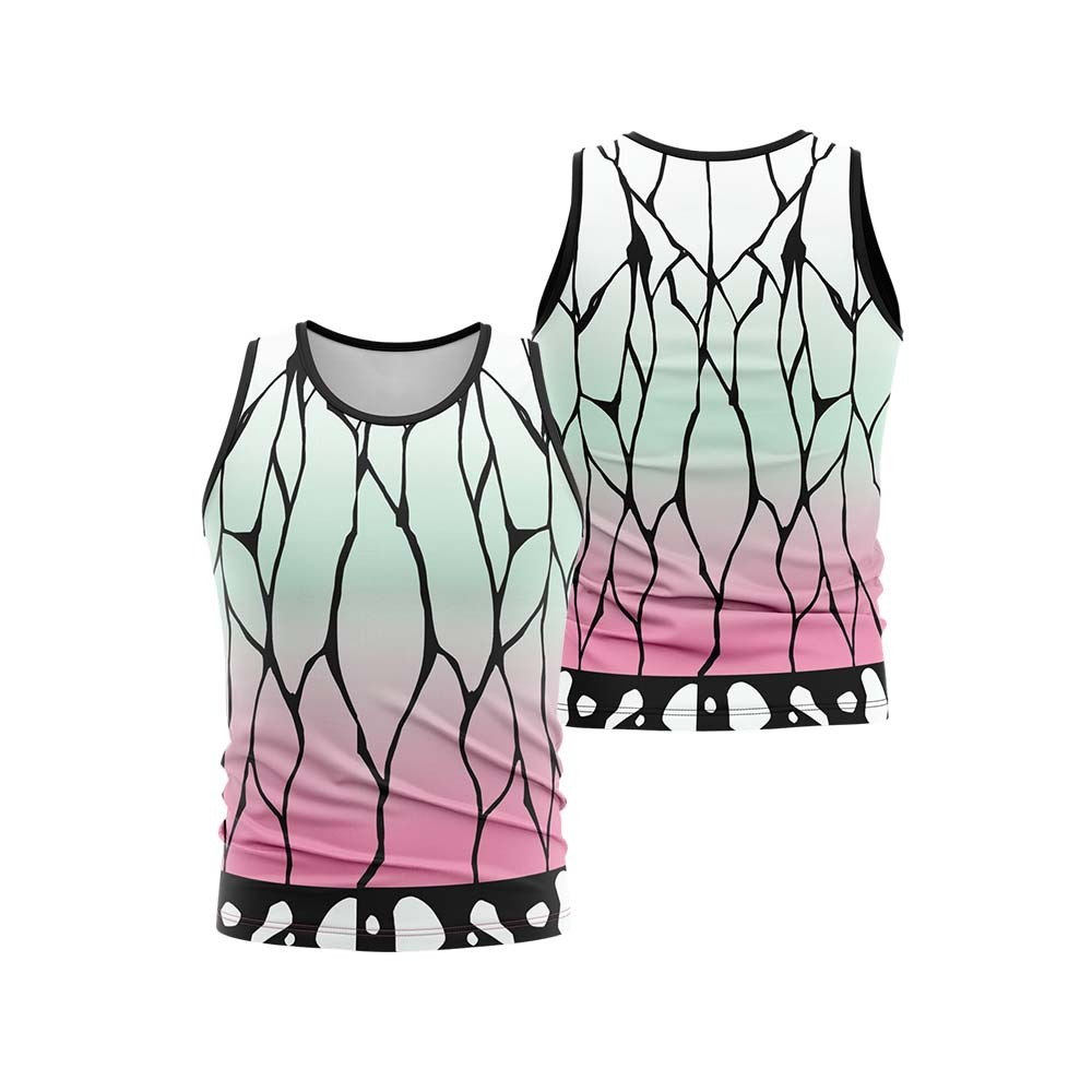 Shinobu Kocho Demon Slayer Sleeveless Compression Shirt