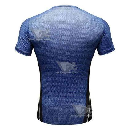 Short Sleeve Kent Compression Shirt For Men