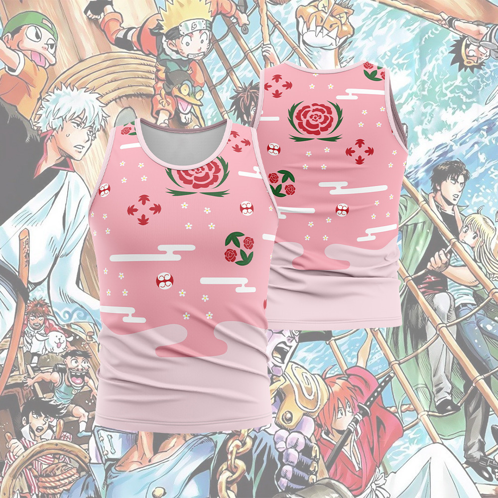 Shunsui Kyoraku Bleach Sleeveless Compression Shirt