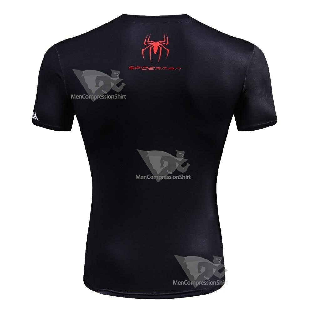 Silver Parker Short Sleeve Compression Shirt For Men