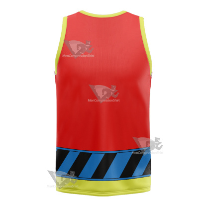 Silver Streak Red And Yellow Cosplay Basketball Jersey