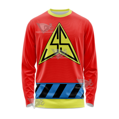 Silver Streak Red And Yellow Cosplay Long Sleeve Shirt