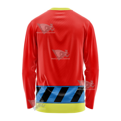 Silver Streak Red And Yellow Cosplay Long Sleeve Shirt