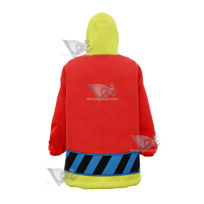 Silver Streak Red And Yellow Cosplay Snug Oversized Blanket Hoodie