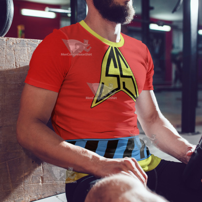 Silver Streak Red And Yellow Cosplay T-Shirt
