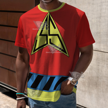Silver Streak Red And Yellow Cosplay T-Shirt