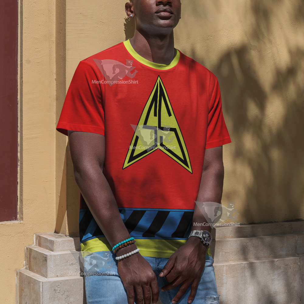 Silver Streak Red And Yellow Cosplay T-Shirt