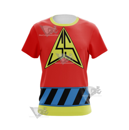 Silver Streak Red And Yellow Cosplay T-Shirt