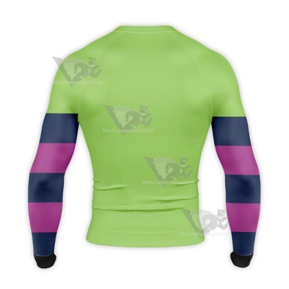 Sk8 The Infinity Miya Chinen Green Long Sleeve Compression Shirt