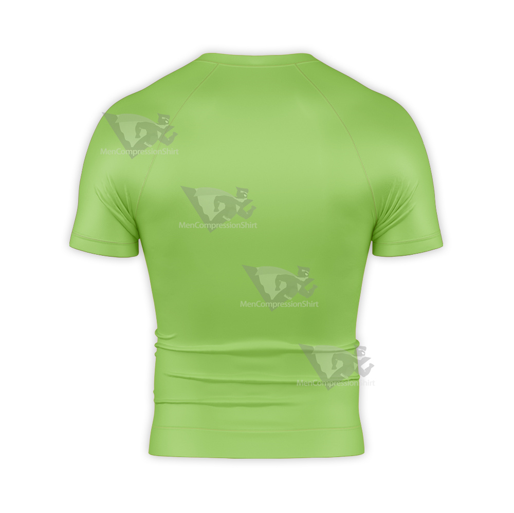 Sk8 The Infinity Miya Chinen Green Short Sleeve Compression Shirt