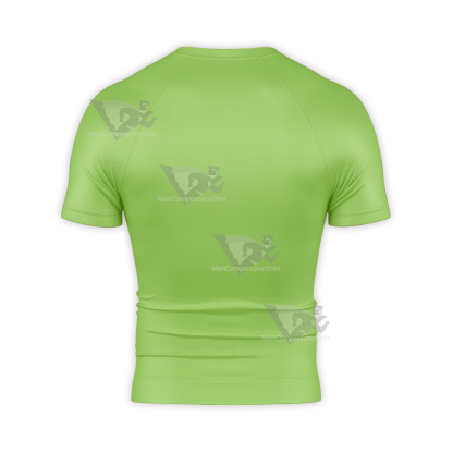 Sk8 The Infinity Miya Chinen Green Short Sleeve Compression Shirt