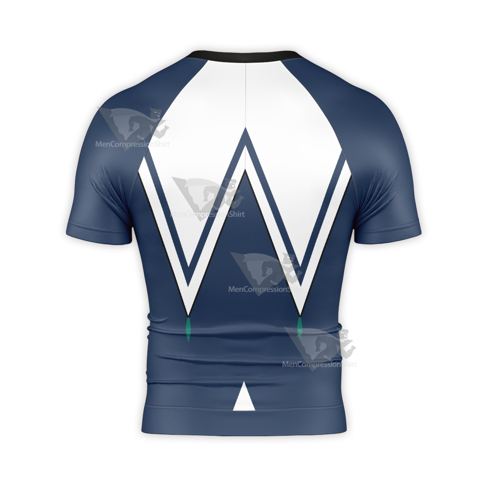 Sk8 The Infinity Miya Chinen School Short Sleeve Compression Shirt