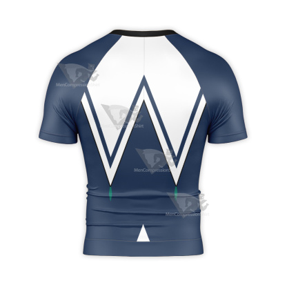 Sk8 The Infinity Miya Chinen School Short Sleeve Compression Shirt
