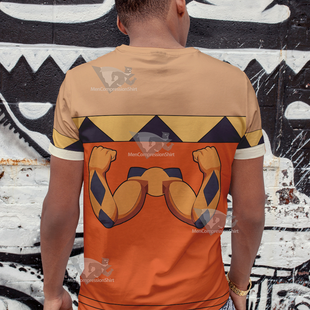 Skullgirls Cerebella Orange Cosplay T-Shirt