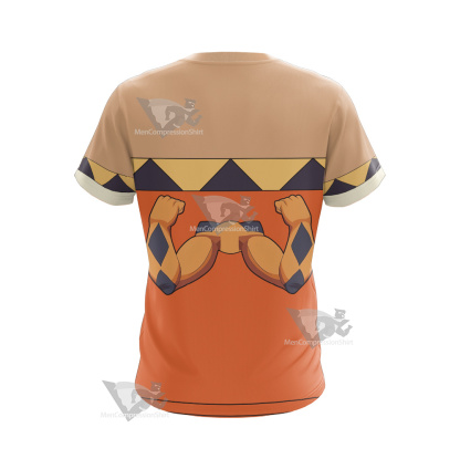 Skullgirls Cerebella Orange Cosplay T-Shirt