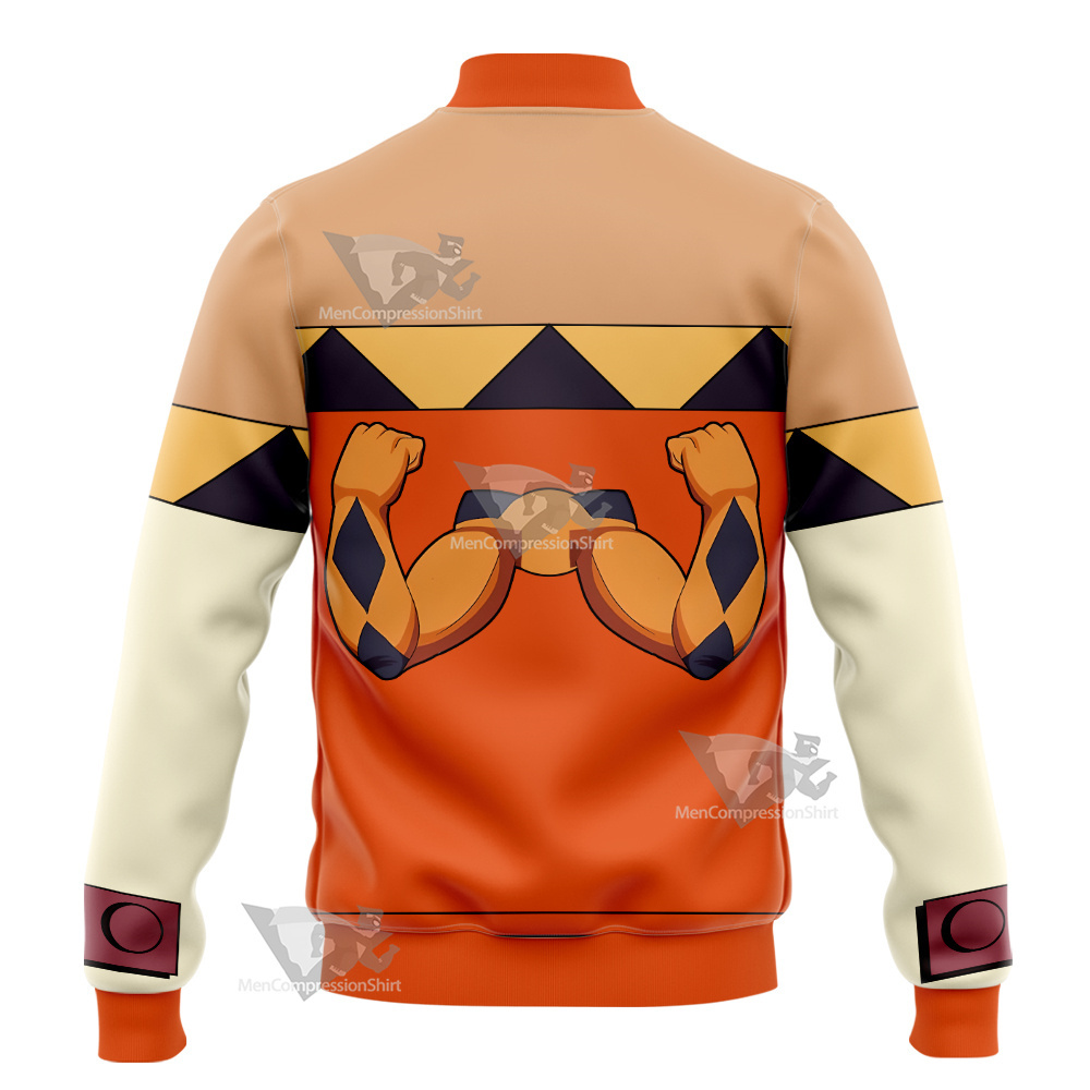 Skullgirls Cerebella Orange Varsity Jacket