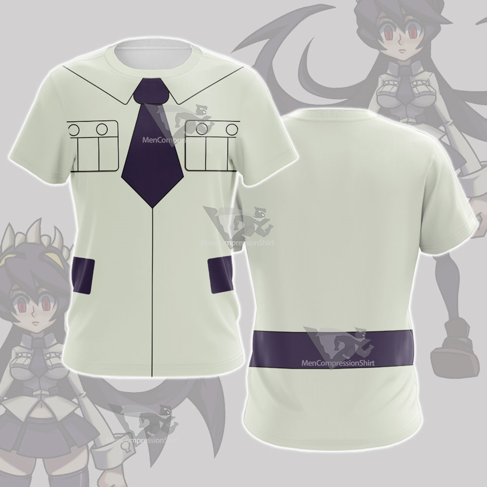 Skullgirls Filia Uniform Cosplay T-Shirt