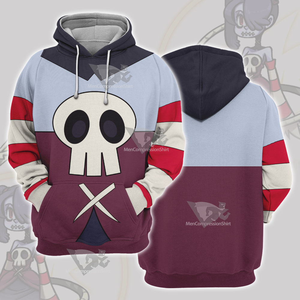 Skullgirls Squigly Skull Cosplay Hoodie