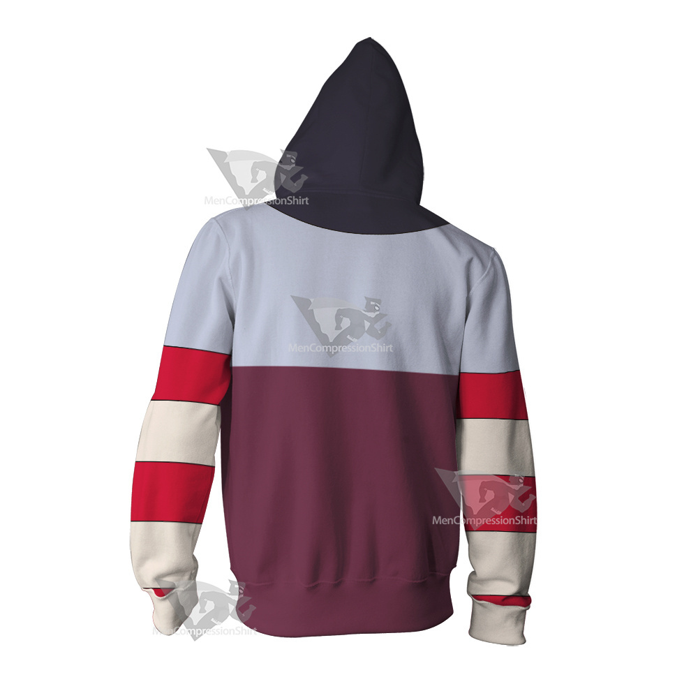 Skullgirls Squigly Skull Cosplay Zip Up Hoodie