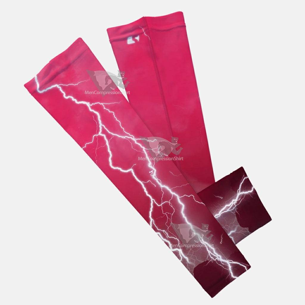 Sleefs Bca Pink Ribbon Pink Lightning Kids Arm Sleeve