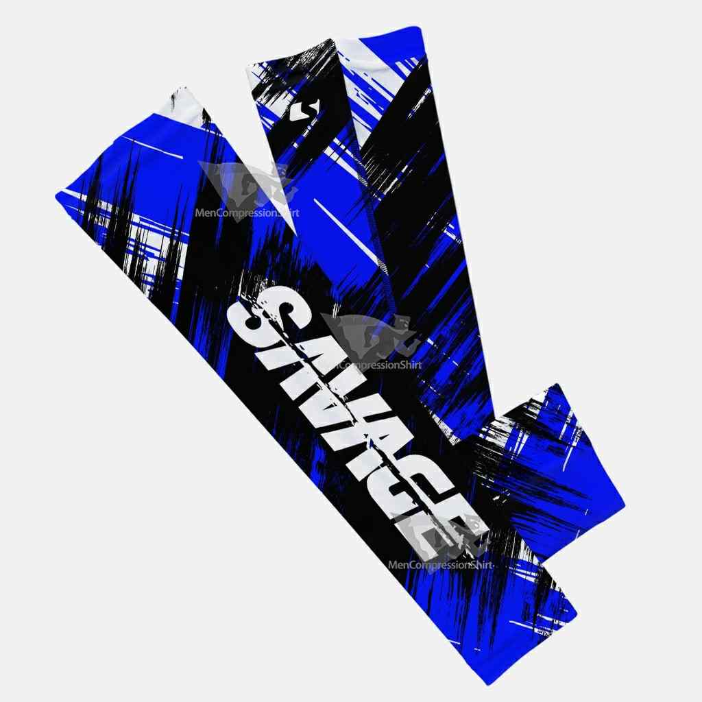 Sleefs Savage Word Blue Kids Arm Sleeve