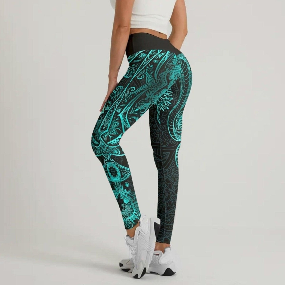 Snake King Vasuki Women Compression Legging