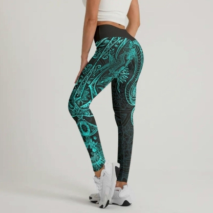 Snake King Vasuki Women Compression Legging