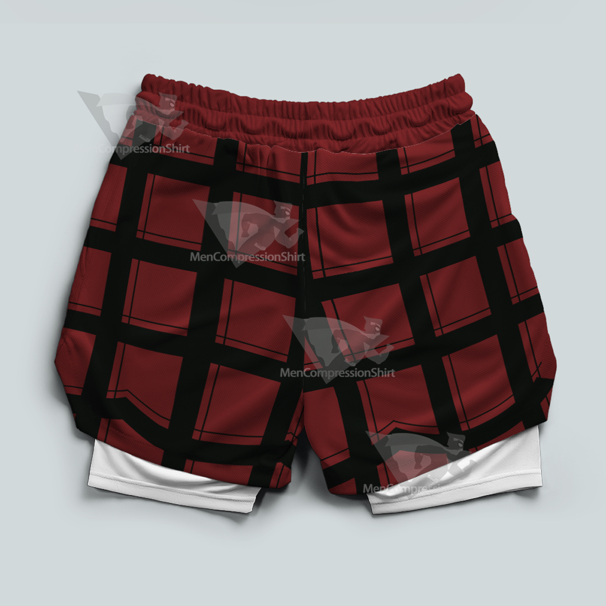Soul Eater Albarn Maka Red Men Compression Gym Short