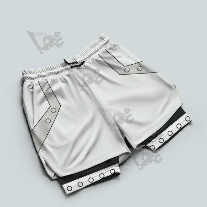 Soul Eater Black Star Men Compression Gym Short