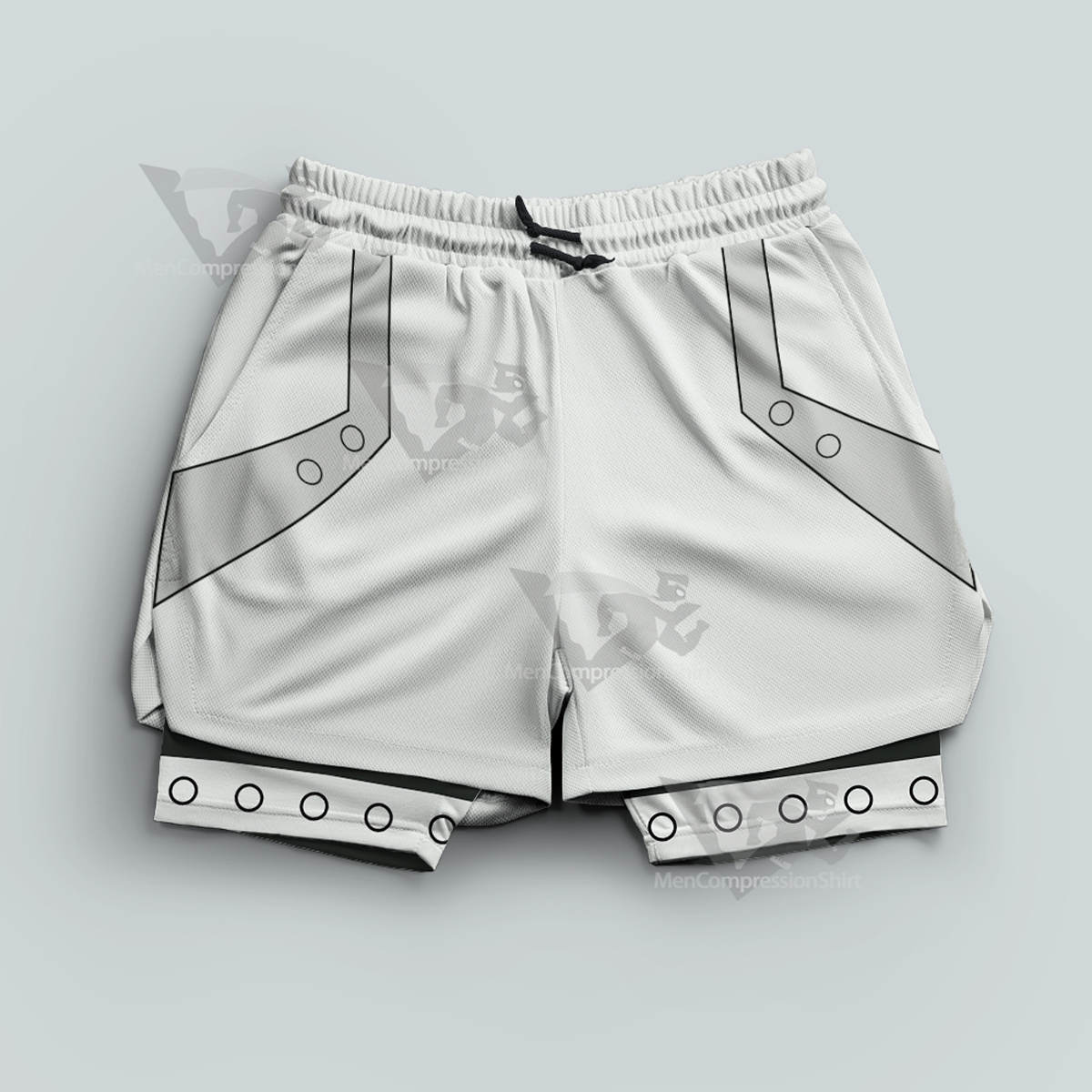 Soul Eater Black Star Men Compression Gym Short