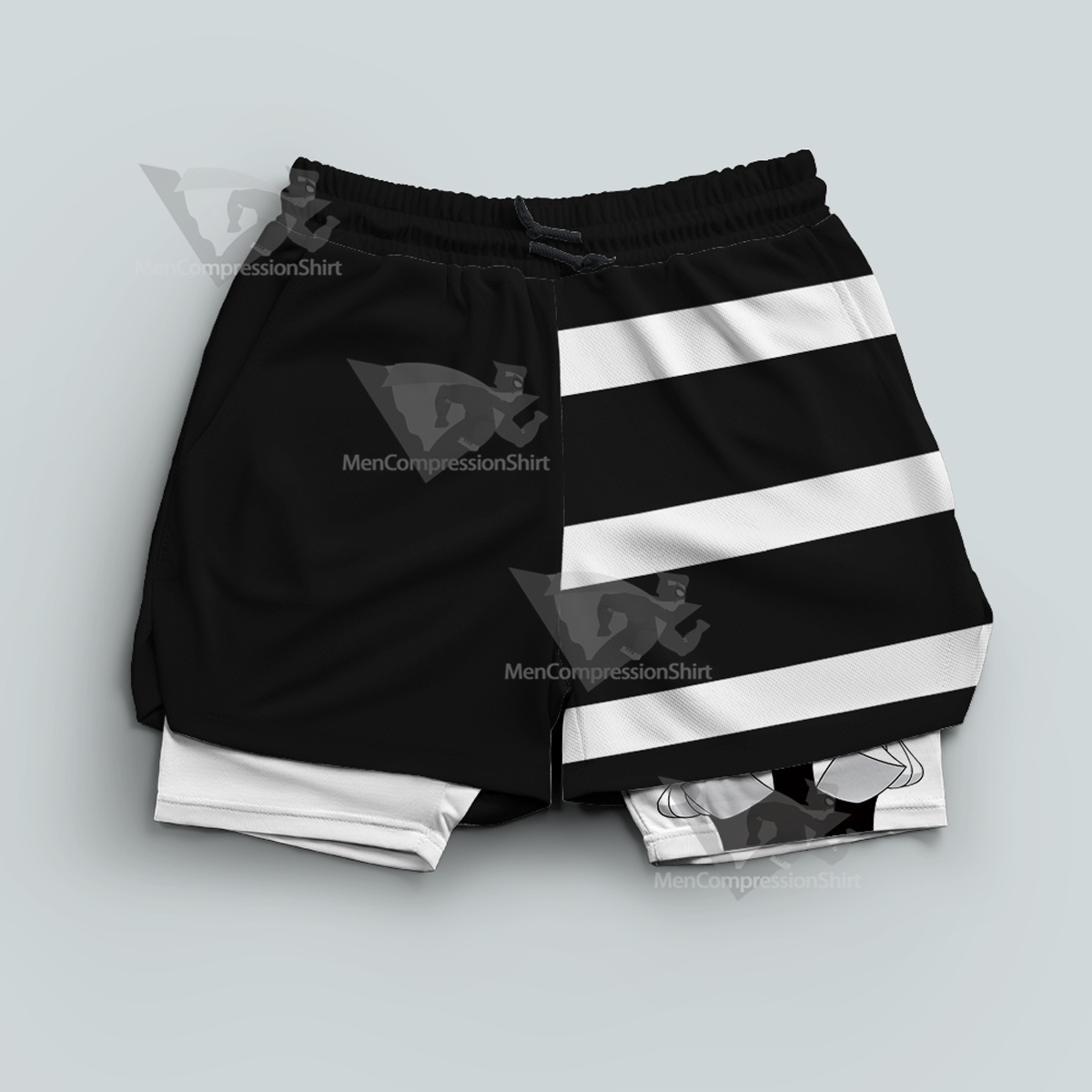 Soul Eater Death The Kid Men Compression Gym Short-MensCompressionShirt