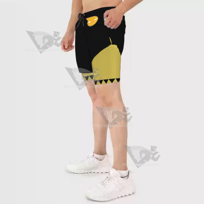 Soul Eater Evans Black Men Compression Gym Short