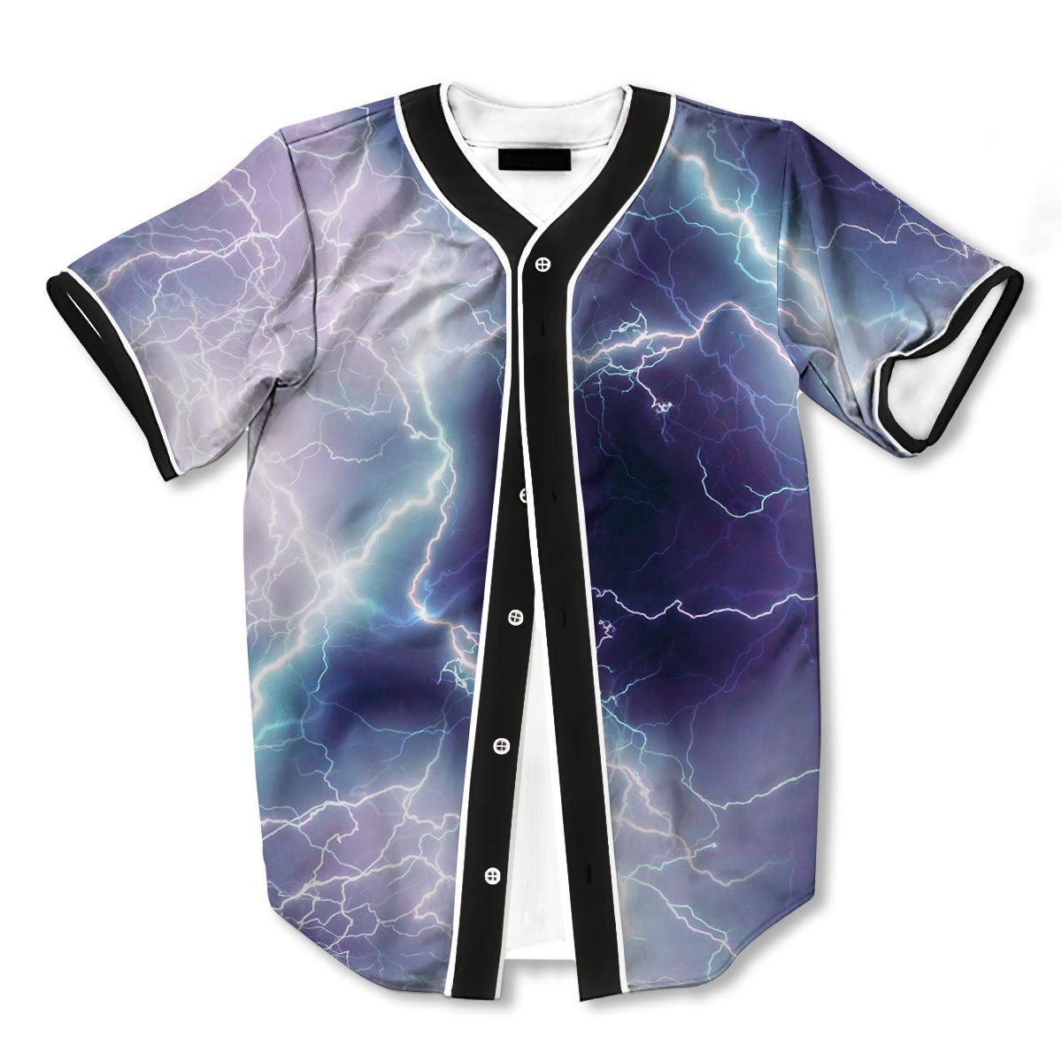 Spark Lightning 3d Print Full Size Baseball Jerseys