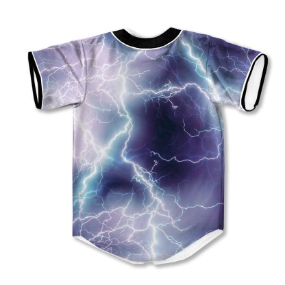 Spark Lightning 3d Print Full Size Baseball Jerseys