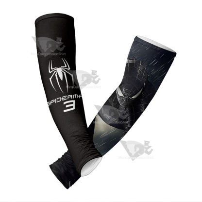 Spider Black Power Black Compression Arm Sleeve