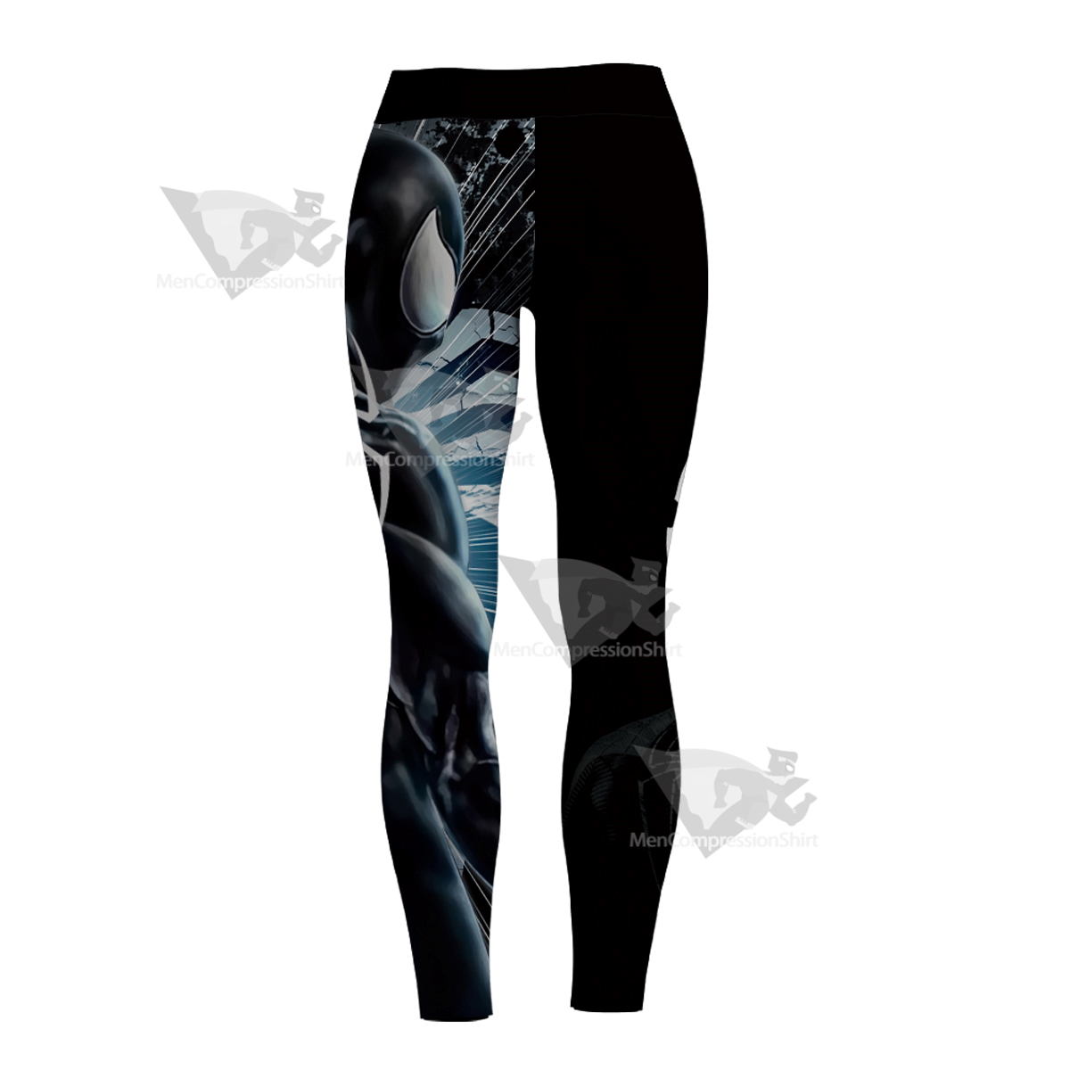 Spider Black Power Black Women Compression Legging-MensCompressionShirt