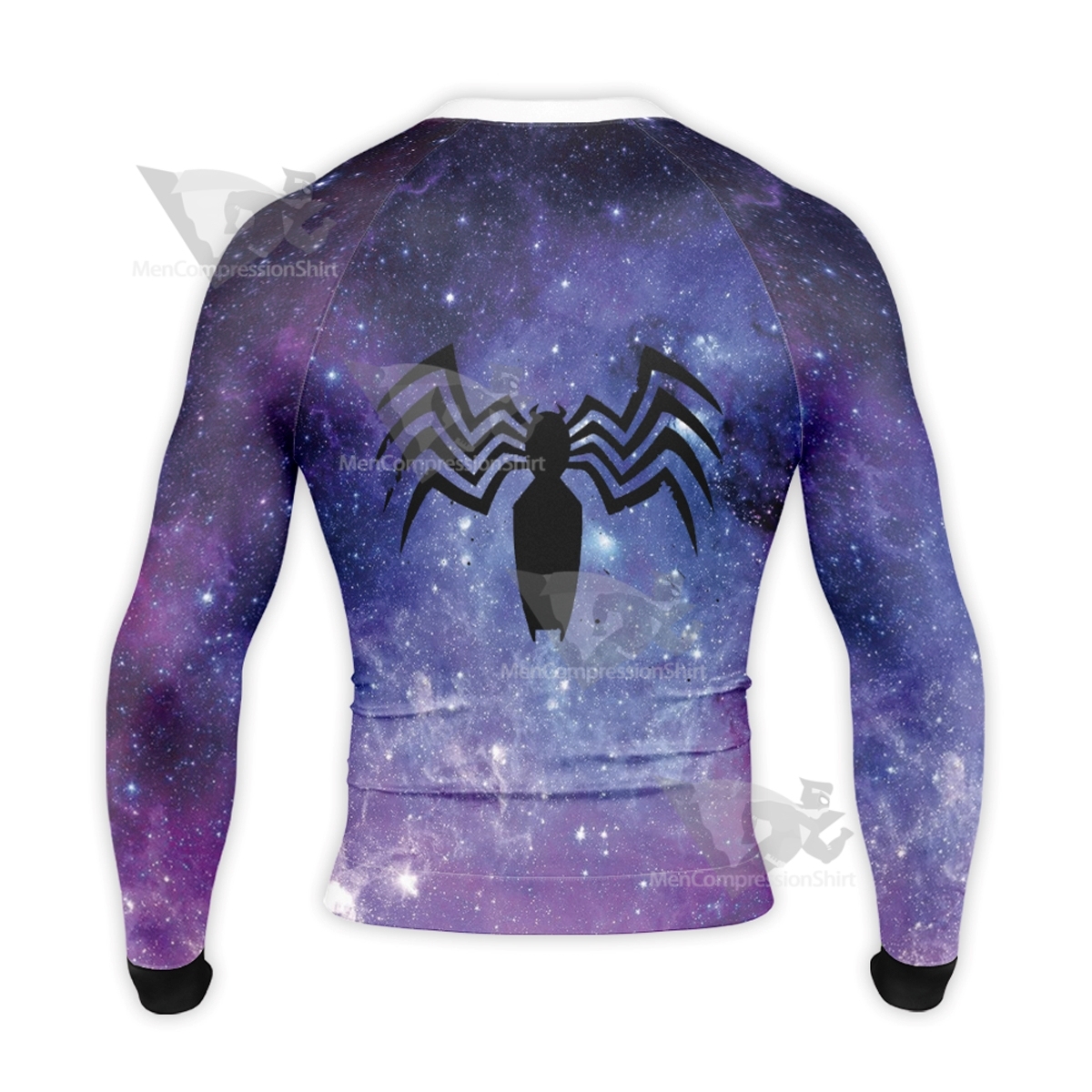 Spider Eternity Pink Long Sleeve Compression Shirt