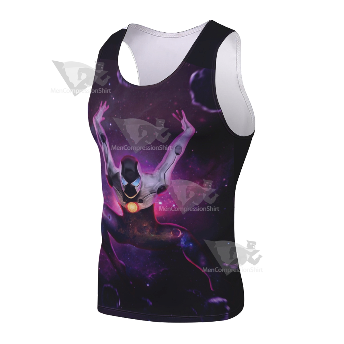 Spider Eternity Pink Sleeveless Compression Shirt