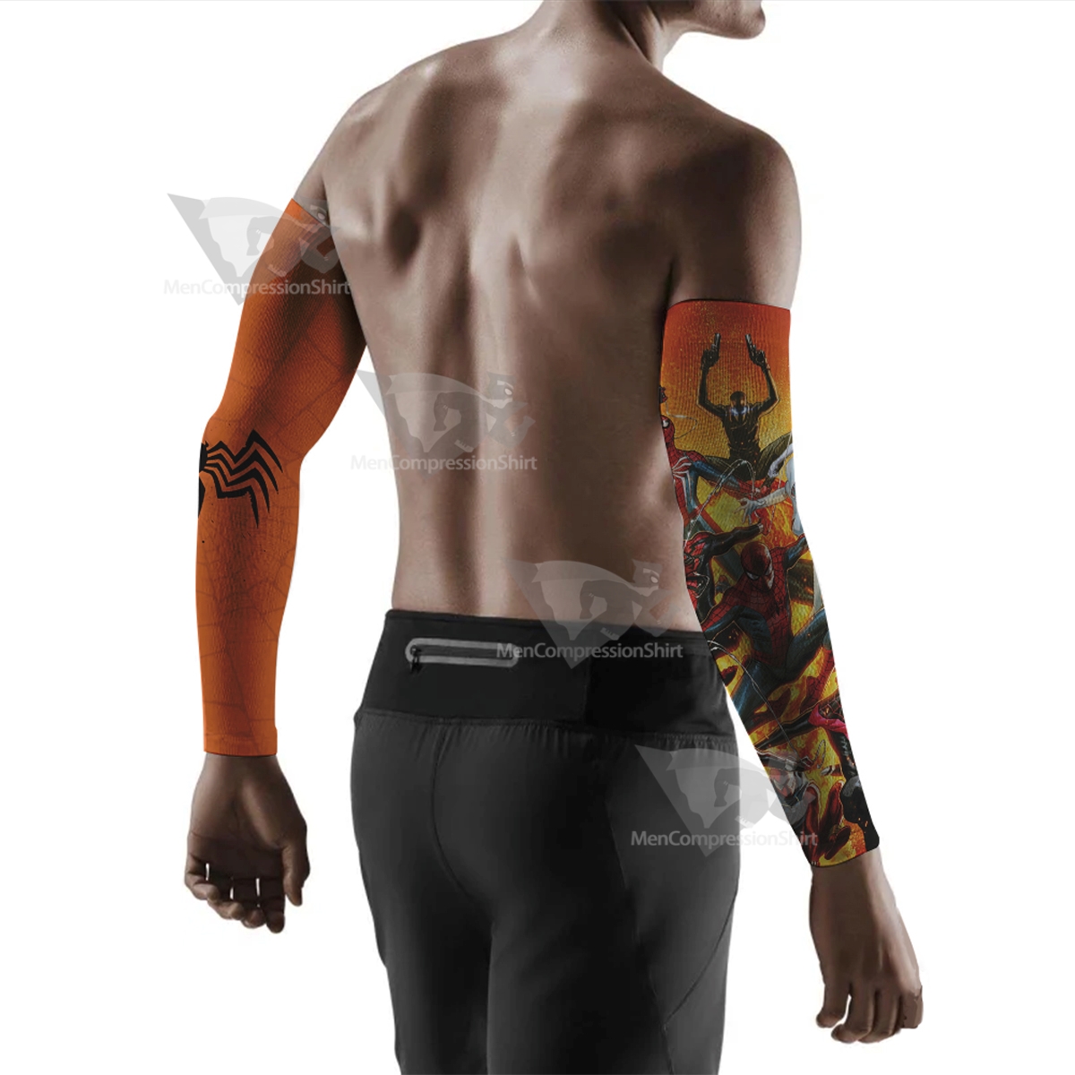 Spider Family Yellow Compression Arm Sleeve