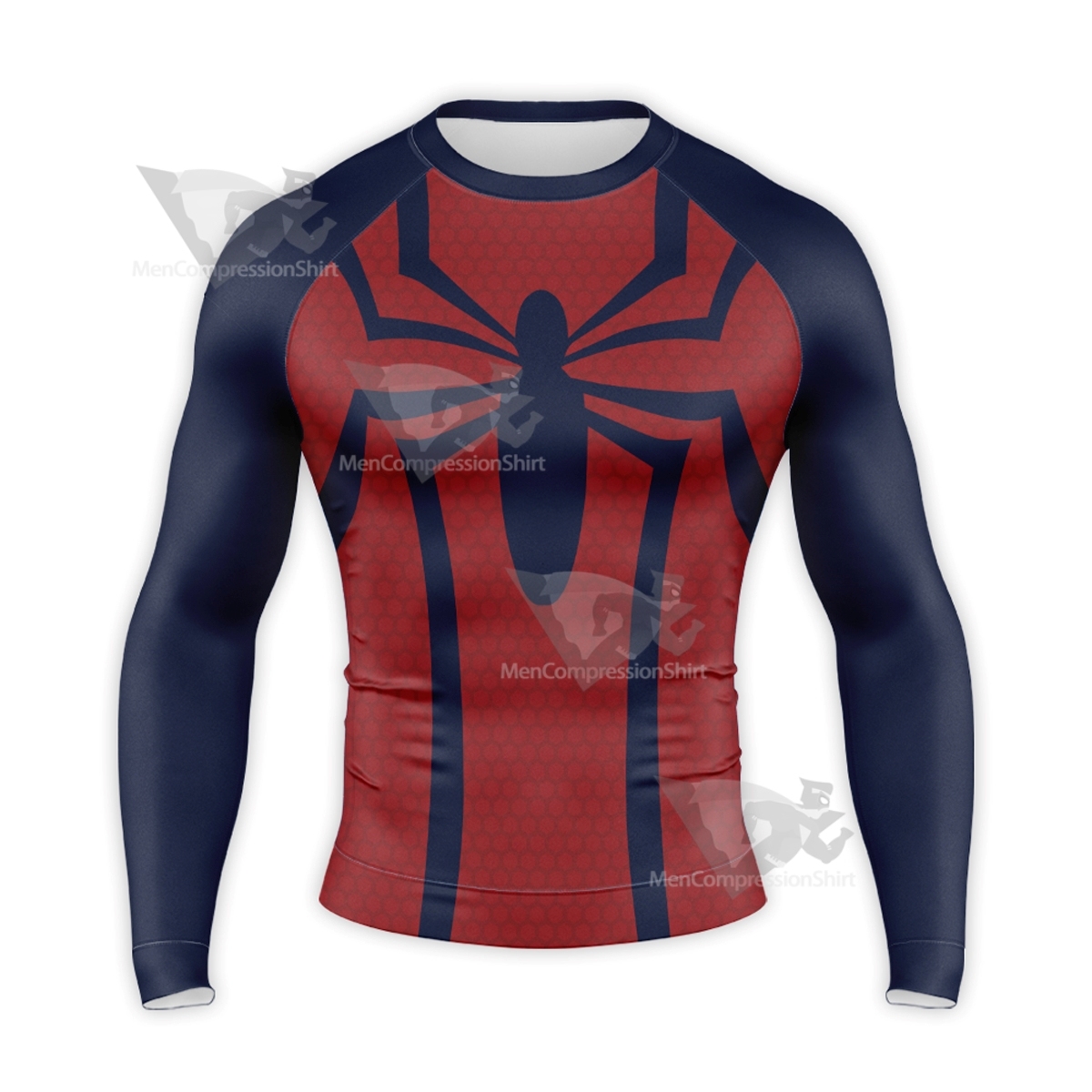 Spider Man 1996 Red Long Sleeve Compression Shirt